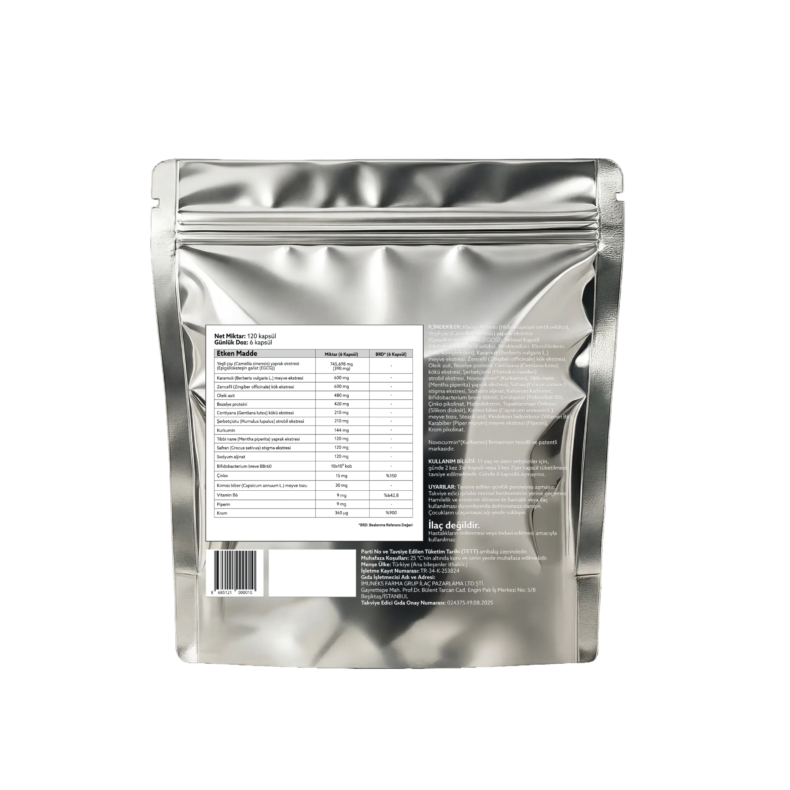 IMUNEKS GeLiPthin-1™ Micro (120 Kapsül) - Görsel 2