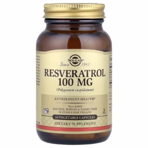 SOLGAR Resveratrol Besin Takviyesi 100mg (60 Kapsül)