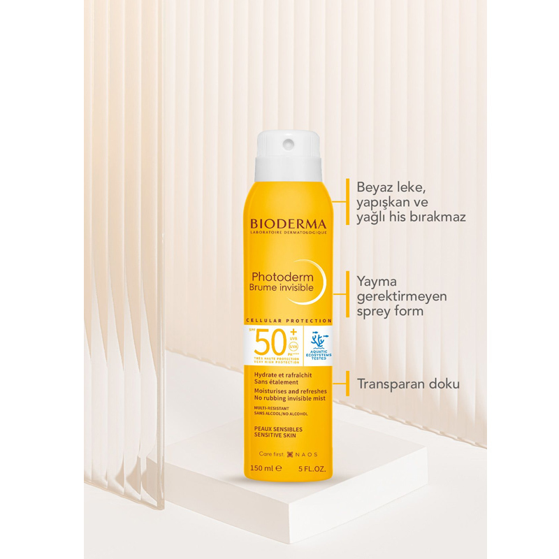 BIODERMA Photoderm Brume Invisible Mist SPF50+ (150ml) - Görsel 4