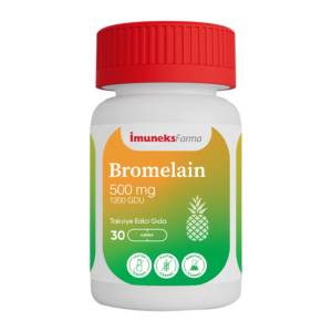 IMUNEKS Bromelain 500mg Takviye Edici Gıda (30 Tablet)