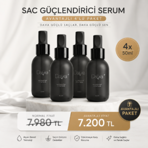 DALLIXA Saç Güçlendirici Serum (50ml) 4'lü Paket