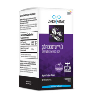ZADE VITAL Çörek Otu Yağı Blister (60 Kapsül)
